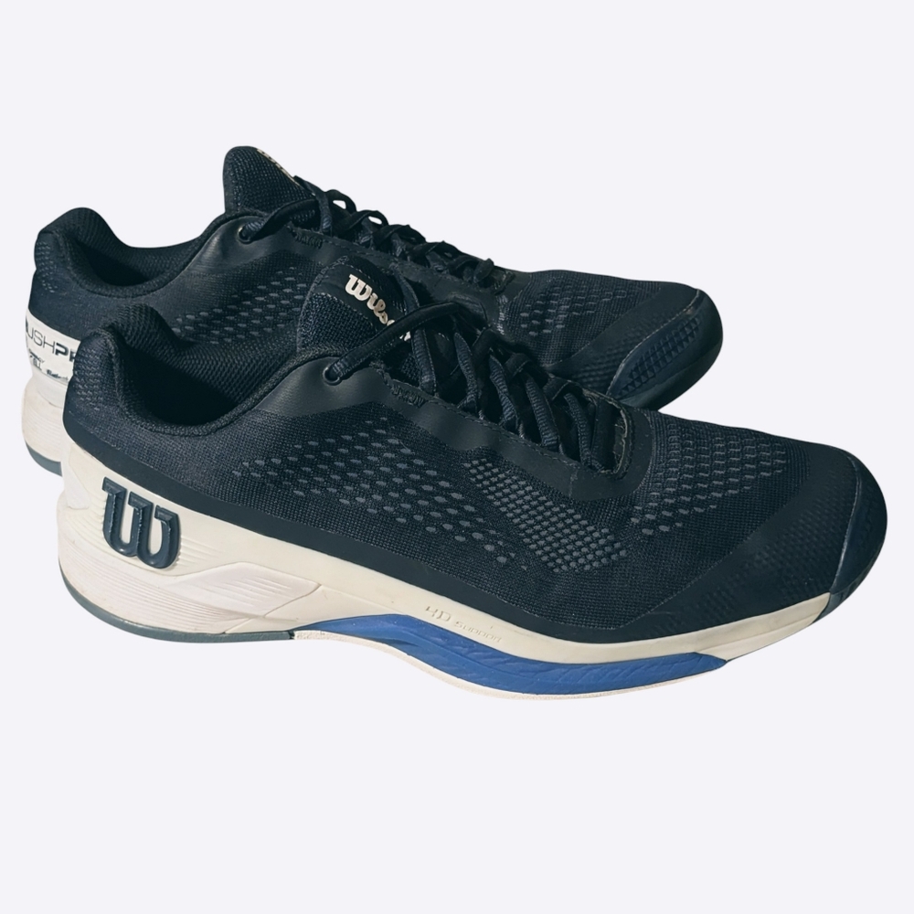 WILSON Rush Pro 4.0 Men's 10.5 Tennis Pickleball Racquetball Athletic Sneakers